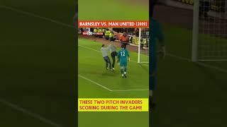 CRAZIEST pitch invaders🤯🔥 When Barnsley fans scored vs Man Utd football barnsley manutd [upl. by Seniag987]