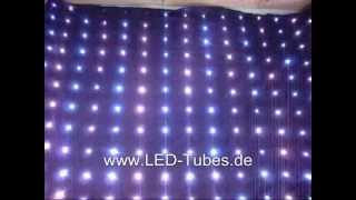 LED Vorhang LED Curtain Pixel Vorhang DMX programmierbar LPD6803 IC [upl. by Botzow]