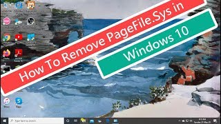 How to Remove PagefileSys in Windows 10 [upl. by Barnabe]