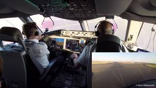 British Airways  First 787 Service Landing in Johannesburg  A Pilots Perspective [upl. by Accalia]