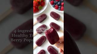 HEALTHY DESSERT🤩 4ingredient Popsicles😋 healthyrecipes healthydesserts easyrecipes [upl. by Crain]