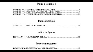 COMO CREAR UN INDICE DE TABLAS FIGURAS Y CUADROS EN WORD 2024 [upl. by Gine]