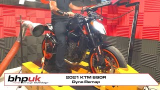 KTM 890 6bhp and Flat Spot Elimination  BHP UK Custom ECU Remapping [upl. by Sackey]