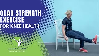 Quadricep strengthening exercise for knee health [upl. by Preston374]