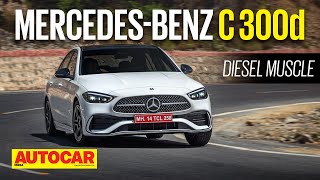 2022 MercedesBenz C 300d review  More power and punch for a price  First Drive  Autocar India [upl. by Mat]