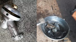 Trimmer repair replacing the bevel gear head Brush Cutter [upl. by Ajiram145]