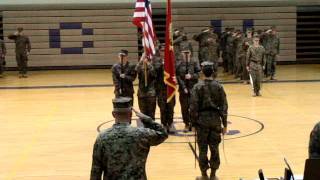 East Coweta High School MCJROTC Marine Corps Birthday Color Guard [upl. by Folberth876]