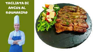 TAGLIATA DI MANZO  BLACK ANGUS ALLA GRIGLIA  Come cuocerla in maniera perfetta senza brace [upl. by Deehan]