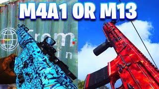 M4A1 vs M13 In Warzone Which Is Better To Use And Why [upl. by Sirenay]