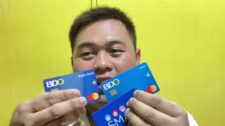 How To Avail BDO Cash Card and What’s The Difference Between with Debit Card  ReyRey Tinaco PH [upl. by Nediarb]