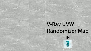 VRay UVW Randomizer Map in 3ds Max 2021 [upl. by Shandee698]