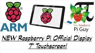 NEW Raspberry Pi Official Display  7quot Touchscreen [upl. by Eardna]