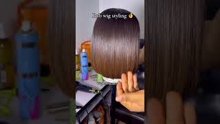 Bob wig styling [upl. by Mullen]