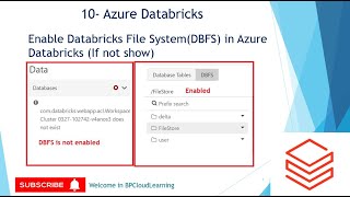 10 Enable Databricks File System DBFS  How to Enable DBFS option in Azure Databricks [upl. by Ainesej]