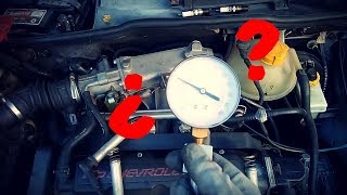 Como checar la compresion de un motor de chevy  Luis Her [upl. by Yelhs637]