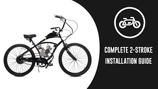 How to install a 2Stroke 66cc80cc bicycle engine kit [upl. by Levram666]