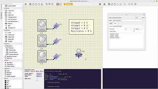 Link Text Component to Component properties Simulide dev [upl. by Magnusson]