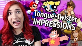 TONGUETWISTER VOICE IMPRESSIONS English Spanish German Dutch amp more [upl. by Jasisa366]