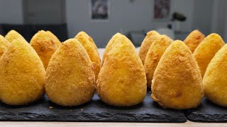 ARANCINI SICILIANI RICETTA PERFETTA  ARANCINI FATTI A MANO E CON L ARANCINOTTO 😋 BUONISSIMI [upl. by Hsan]