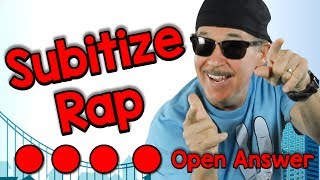 Subitize Rap sŭbitize  Open Answer  Math Song for Kids  Jack Hartmann [upl. by Harimas]