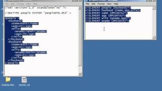 XML Tutorial 25 DTD Schema Elements [upl. by Anaillil697]