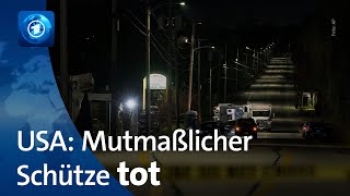 Mutmaßlicher Schütze von Maine ist tot [upl. by Ahsetra]