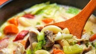 CHICKEN SOUP RECIPE PANLASANG PINOY  SOPAS MACARONI CHICKEN [upl. by Cthrine]