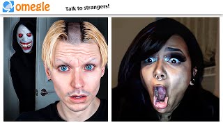 TROLLING OMEGLE with JUMPSCARES [upl. by Erleena]