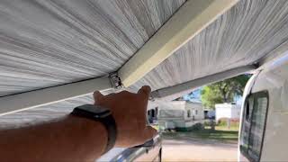 Casita Travel Trailer ExtendRetract Awning casitatraveltrailer [upl. by Notxed]