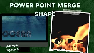 POWER POINT MERGE SHAPE  Power Point Tutorials [upl. by Aicnetroh]