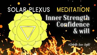 Solar plexus chakra Guided Meditationlisten to for 21 days spiritualawakening spiritualalignment [upl. by Staal925]