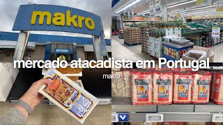 FOMOS NO MAKRO EM PORTUGAL SERÁ QUE VALE A PENA COMPRAR EM ATACADO [upl. by Aikemal]