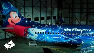 Unveiling the WestJet MagicPlane [upl. by Engelhart]