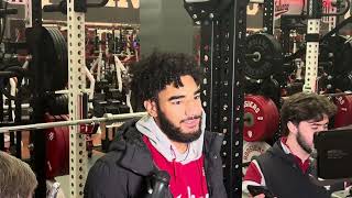 IU WR Elijah Sarratt discusses 660 win over Purdue [upl. by Charie]