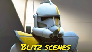 All Commander Blitz scenes  The Clone Wars [upl. by Donald]