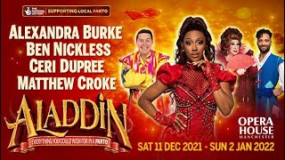 ALADDIN  EVERYTHING YOU COULD WISH FOR IN A PANTO  Manchester Opera House 2021 [upl. by Carin]