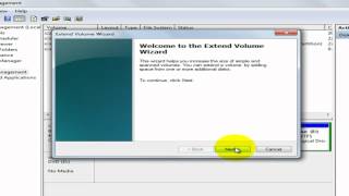 How to extend volume in Windows 7 [upl. by Pompei395]