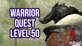 FFXIV 215 0247 Warrior Level 50 Quest  Artifact Gear [upl. by Bendicta]