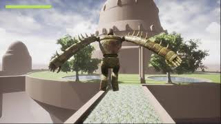 【UE4】ラピュタ巨神兵テスト1Laputa [upl. by Cristina]