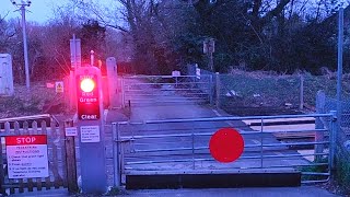 Consecutive Trains at Valewood Level Crossing West Sussex [upl. by Haskell178]