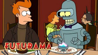 FUTURAMA  Season 2 Episode 17 Elzar Invites The Crew To Dinner  SYFY [upl. by Schiff]