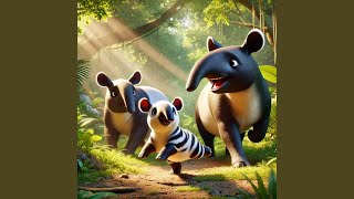 The Malayan Tapir Tapirus indicus Song for Kids  Nursery Rhymes Educational [upl. by Nanni640]