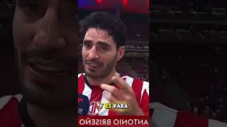 El pollo Briseño pierde a su bebé entrevista chivas chivasfc leónfc ligamx futbol [upl. by Aicertal]