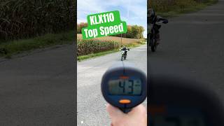 How fast is a Kawasaki KLX 110L TopSpeed DirtBike [upl. by Nesral788]