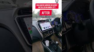 NAKAMICHI ANDROID HEADUNIT INSTALLED IN HONDA CITY  CARPLUS CAR ACCESSORIES [upl. by Ecirum960]