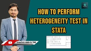 How to perform heterogeneity test in stata [upl. by Corrianne]