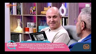 Entrevista a Luis David Pérez en Cableworld Televisión por su novela quotEl ladrón de letrasquot [upl. by Ahsiad]