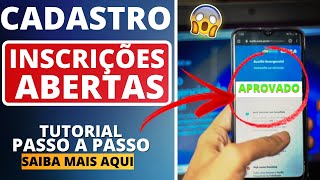 COMO FAZER O CADASTRO NO AUXÍLIO EMERGENCIAL  PASSO A PASSO [upl. by Novej]