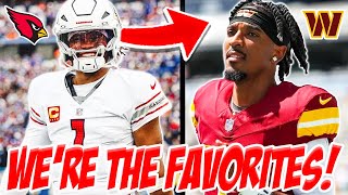 The Arizona Cardinals Are FAVORITES TO BEAT The Washington Commanders 👀 [upl. by Harmonie]