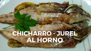 Chicharro Jurel al horno Receta casera tradicional [upl. by Kimmel]